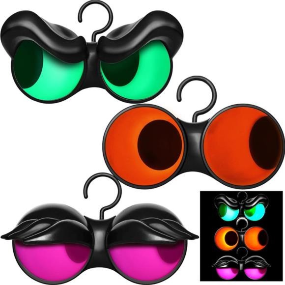 Accents Halloween Flashing Peeping Eyes Lights Animated 3 Packdark